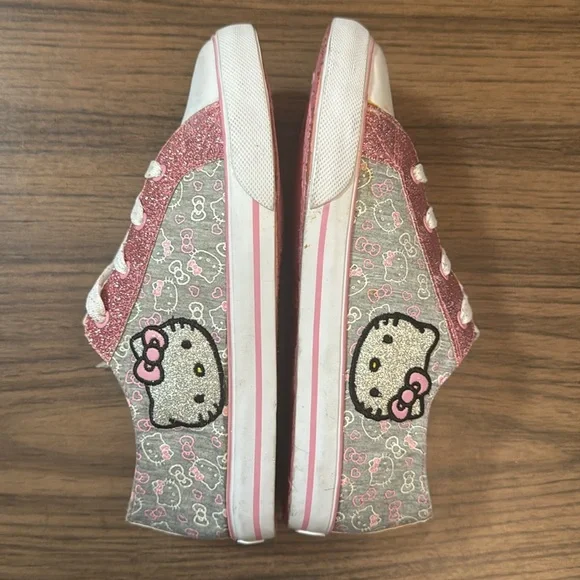 Hello Kitty Pink and Gray Women's Sneakers - Picture 8 of 9